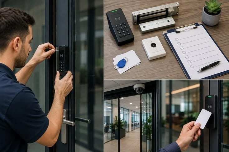 Commercial locksmith on a London premises | Vauxhall Locksmiths