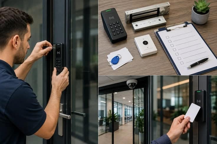 Commercial locksmith on a London premises | Vauxhall Locksmiths
